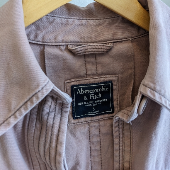 A&F Swing Twill Shirt Jacket - Picture 10 of 10